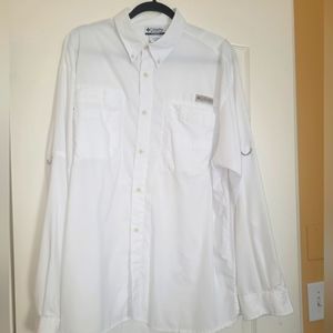 Men's Columbia PFG XL White